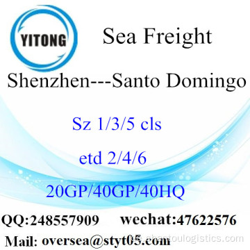 Shenzhen Port Sea Freight Versand nach Santo Domingo